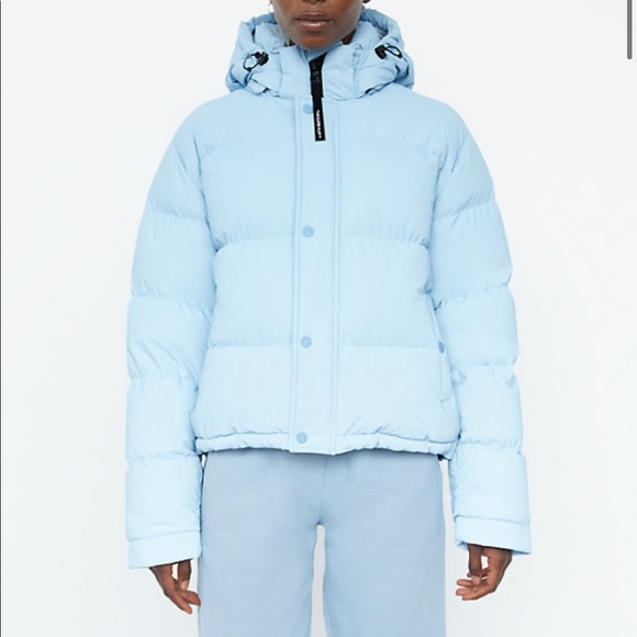 Aritzia Jackets & Blazers - “Hi Vis” Superpuff- Dust Blue- Size Small.